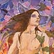 Acrylic and collage on board, for Strange Horizons magazine